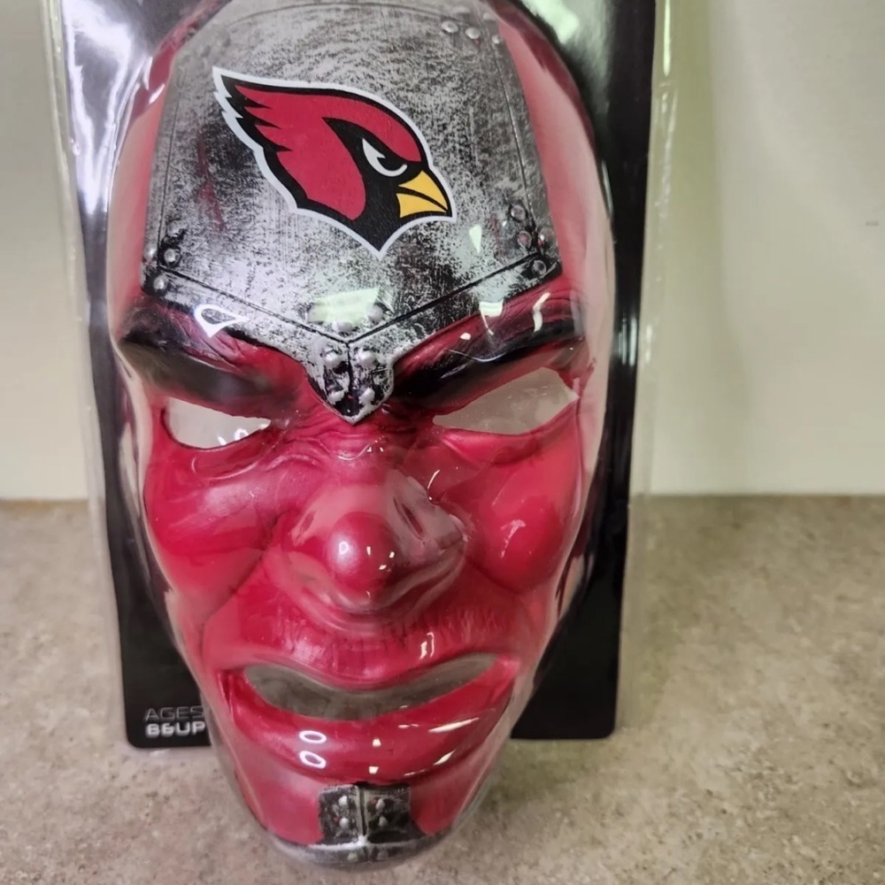 Franklin Sports NFL Arizona Cardinals Fan Face Mask - Team Fan Masks for NFL - Picture 2 of 5